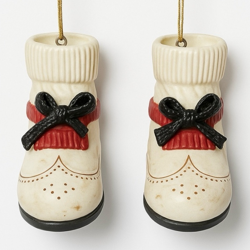 Miniature Saddle Shoe Christmas Ornaments